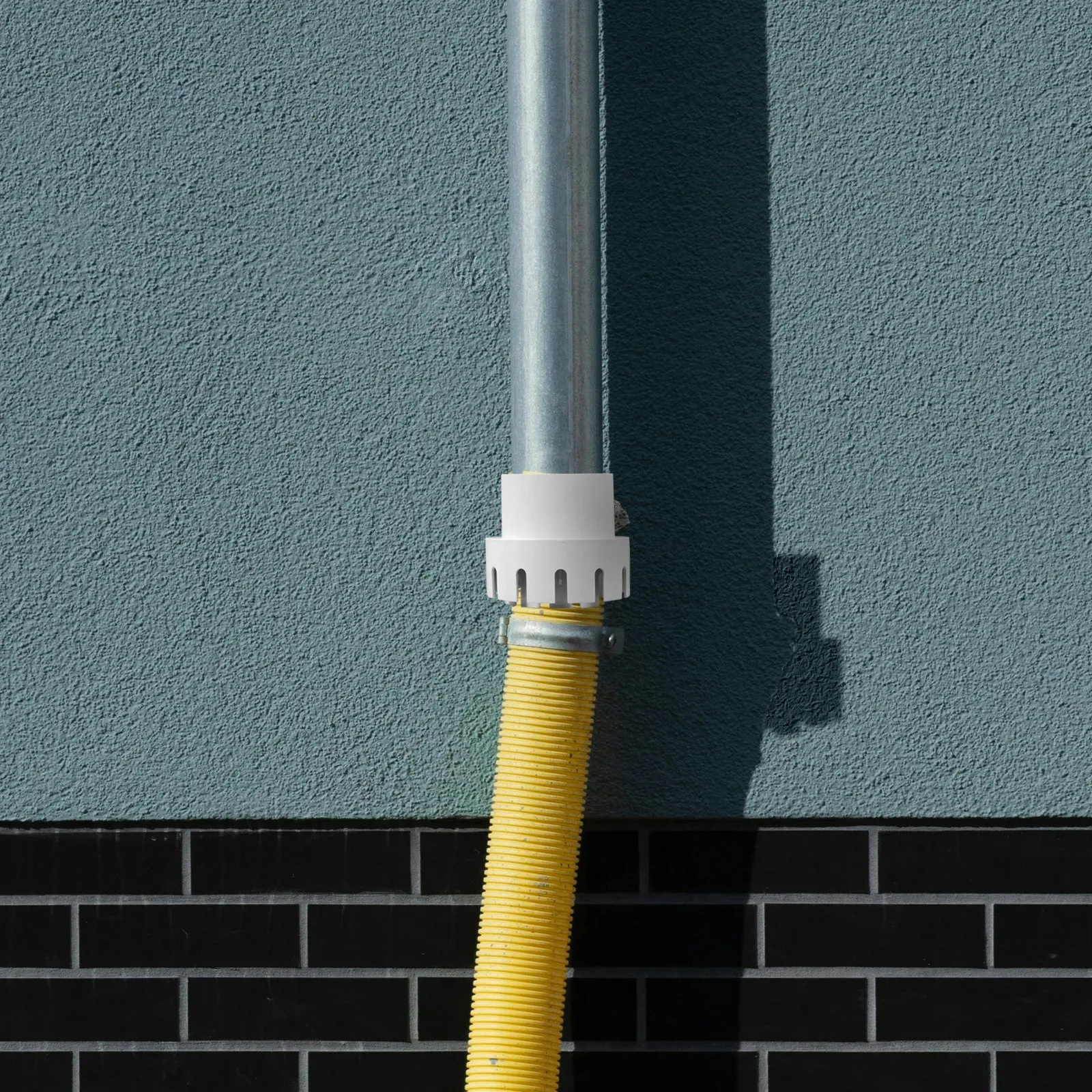 Premium Plastic Rain Pipe Connector Gutter to Drain Pipe Adapter Strong Sturdy Fitting for Rainwater System Installation