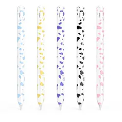 Liquid Silicone Tablet Pencil Case Not Affect Charge Shockproof Stylus Sleeve Cow Anti Slip for Apple Pencil 2/Pro