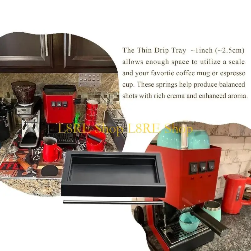 L8RE 높은 추출 교체 커피 머신 드립 트레이 고온 저항성 에스프레소 커피 메이커 부품 액세서리