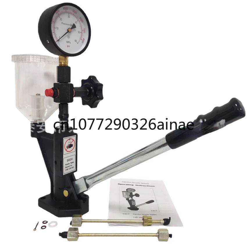 S60h Nozzle Checker Injector Test Bench Detector Nozzle Testbed Hand Pump