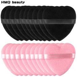 30/50PCS Heart Shape Velvet Powder Puff Makeup Sponges Blender Foundation Cosmetic Sponges Soft Make Up Tools For Woman Cushion