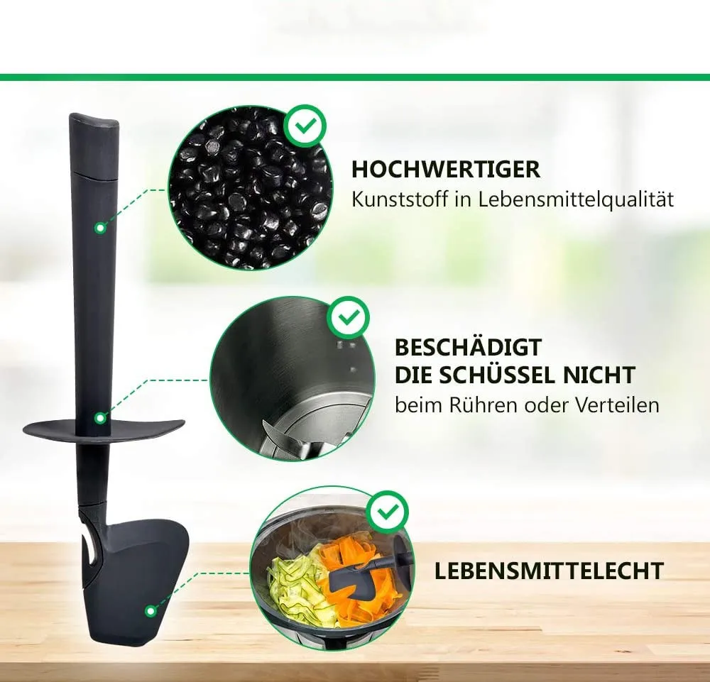 Spatula Dough Scraper Replacement Parts suitable for Vorwerk Thermomix TM5 TM6 TM31 Food Processor Spatula Turntable Mixing