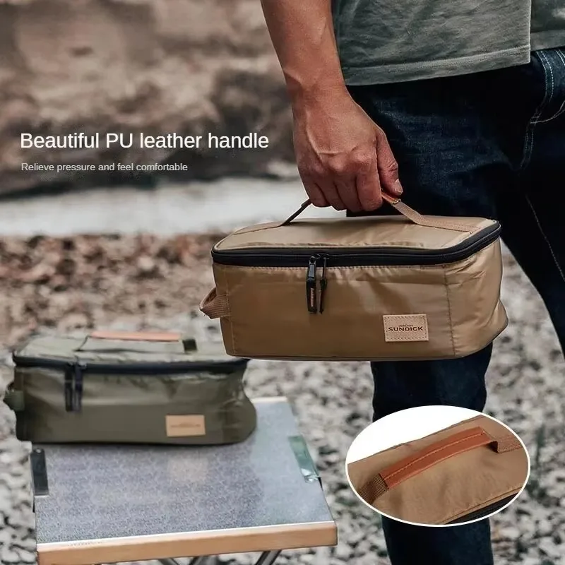 Outdoor Picnic Bag Waterproof Moisture Resistant Wear Resistant Tear Resistant Sorting Storage Handheld Storage Bag image 4