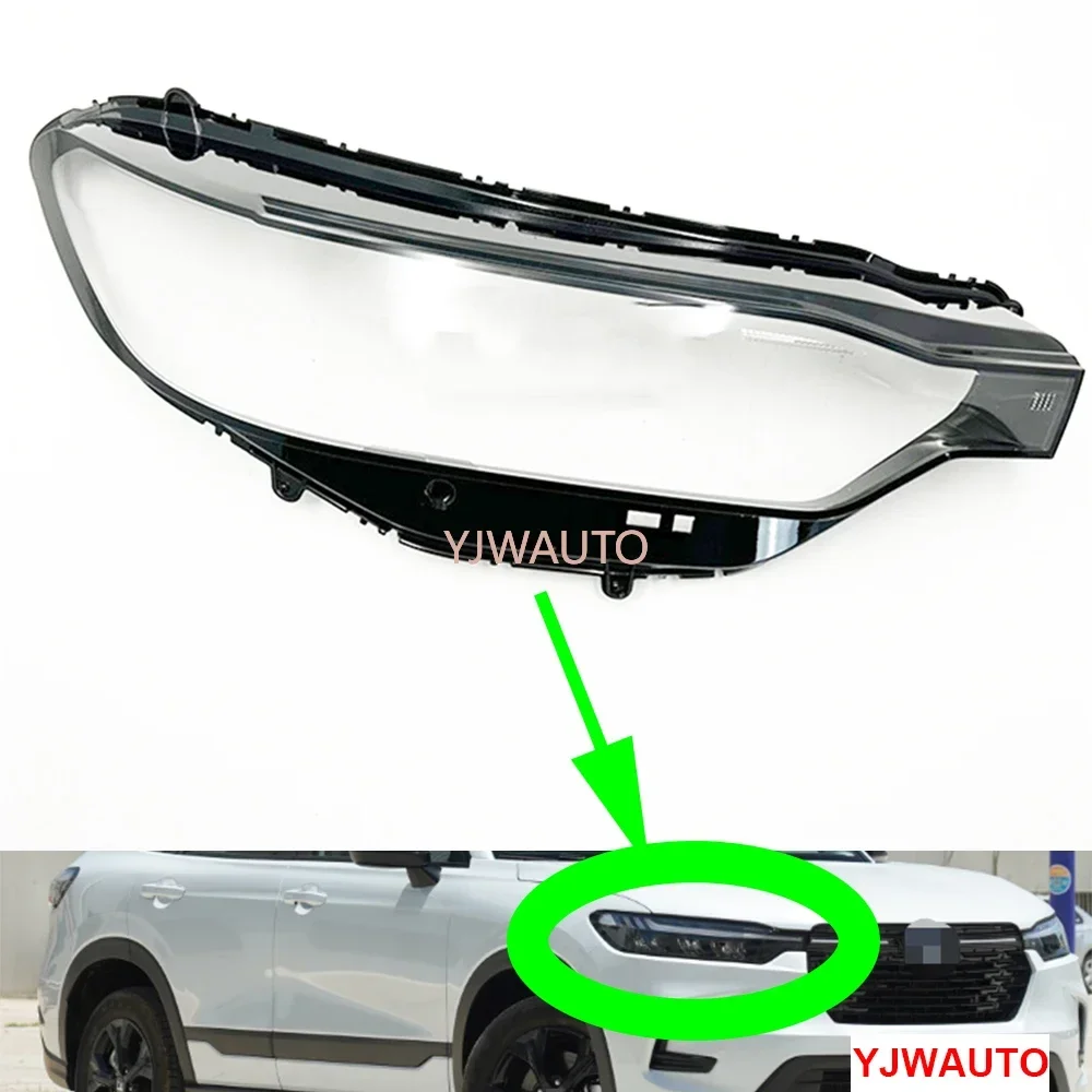 

For Honda HRV 2022 2023 2024 Headlamp Cover Car Headlight Lens Glass Replacement Front Lampshade Auto Shell