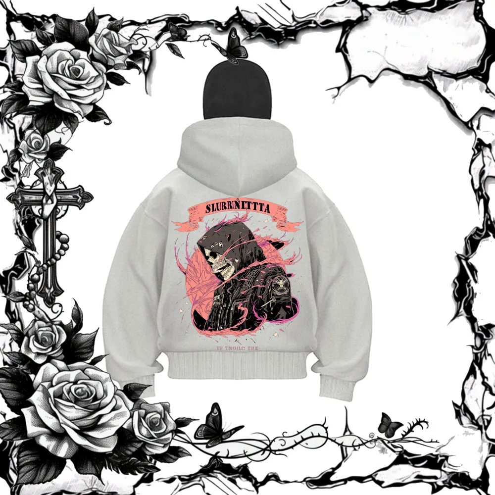 

Cross border Korean zipper hooded cardigan sweatshirt for men and women with handsome and casual style