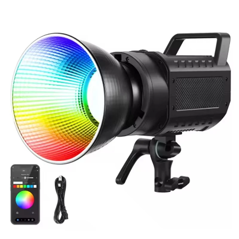 FS300C 300W Photography, Installation of Video Lights and Live Video
