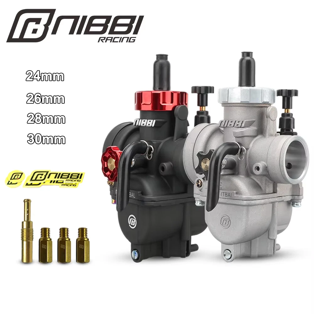 

NIBBI Motorcycle Carburetor For GY6 YAMAHA JOG HONDA DIO 50cc - 350cc 2T 4T Engine PE Carburetors Pitbike Moped Modified Parts