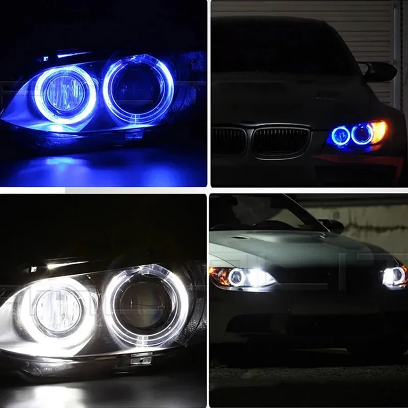 2 Stuks Foutloze Auto Led Angel Eyes Marker Gloeilamp Lamp Voor Bmw 1 5 6 7 Series E87 E87 E39 M5 E60 E61 E63 E64 X 3 E 83X5 E53