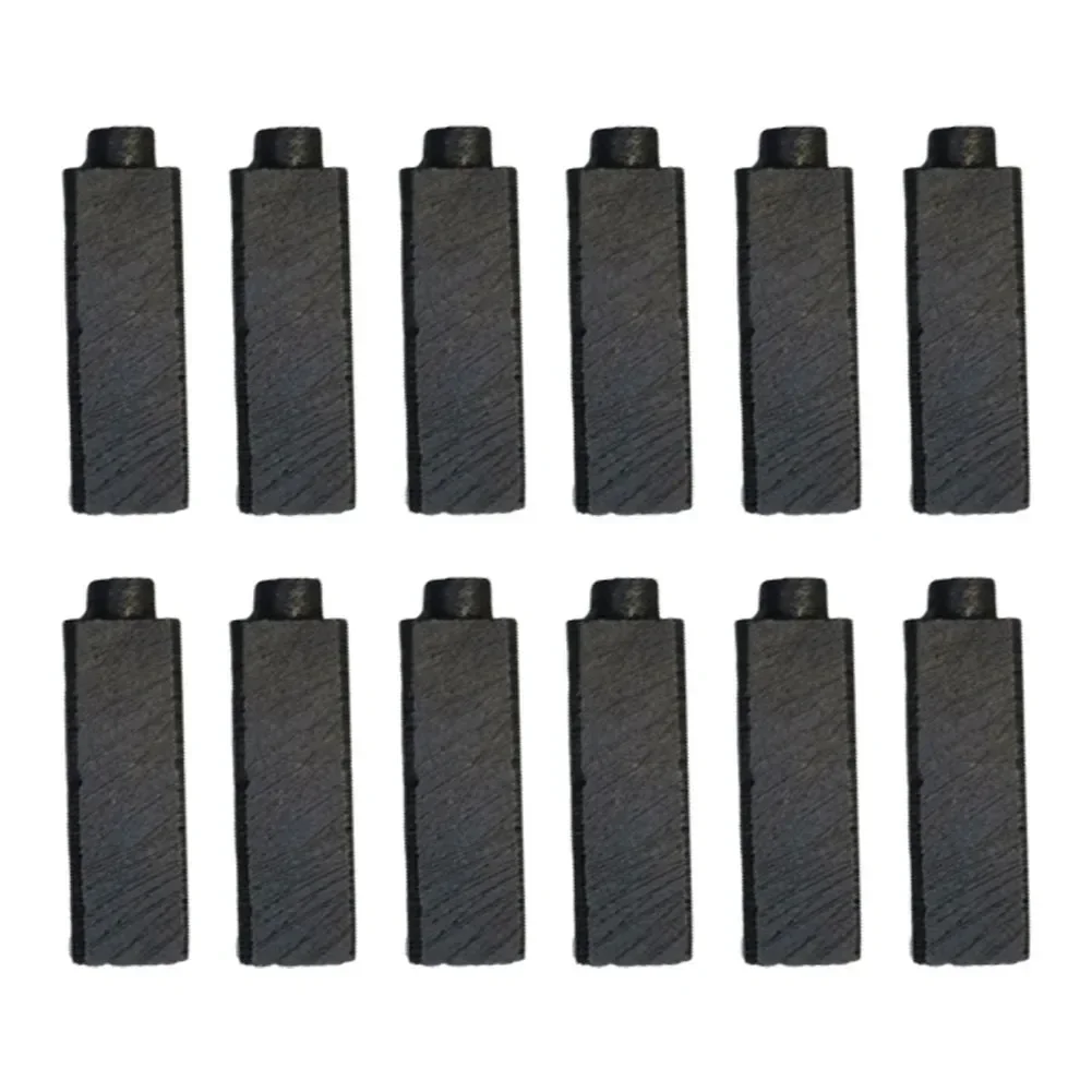 12pcs 4x5.5x17mm Carbon Brushes Motor Carbon Brush For Anchor Engine Electric Hair Dryer High Power Tool Accessories