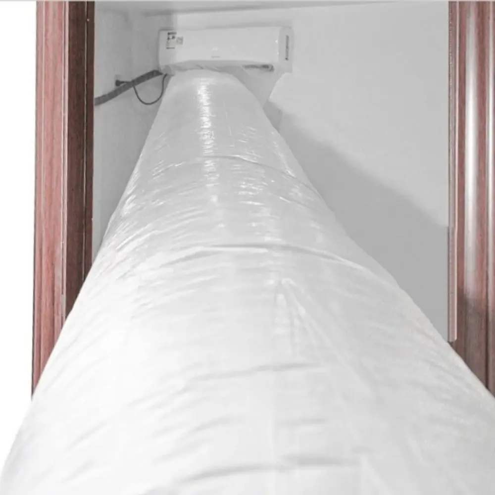 1Set Extended Flexible Air Conditioning Air Guide Bag Summer Cooling Plastic Blowing Pipe Bag 8/10/12/16m Home Accessories view 4