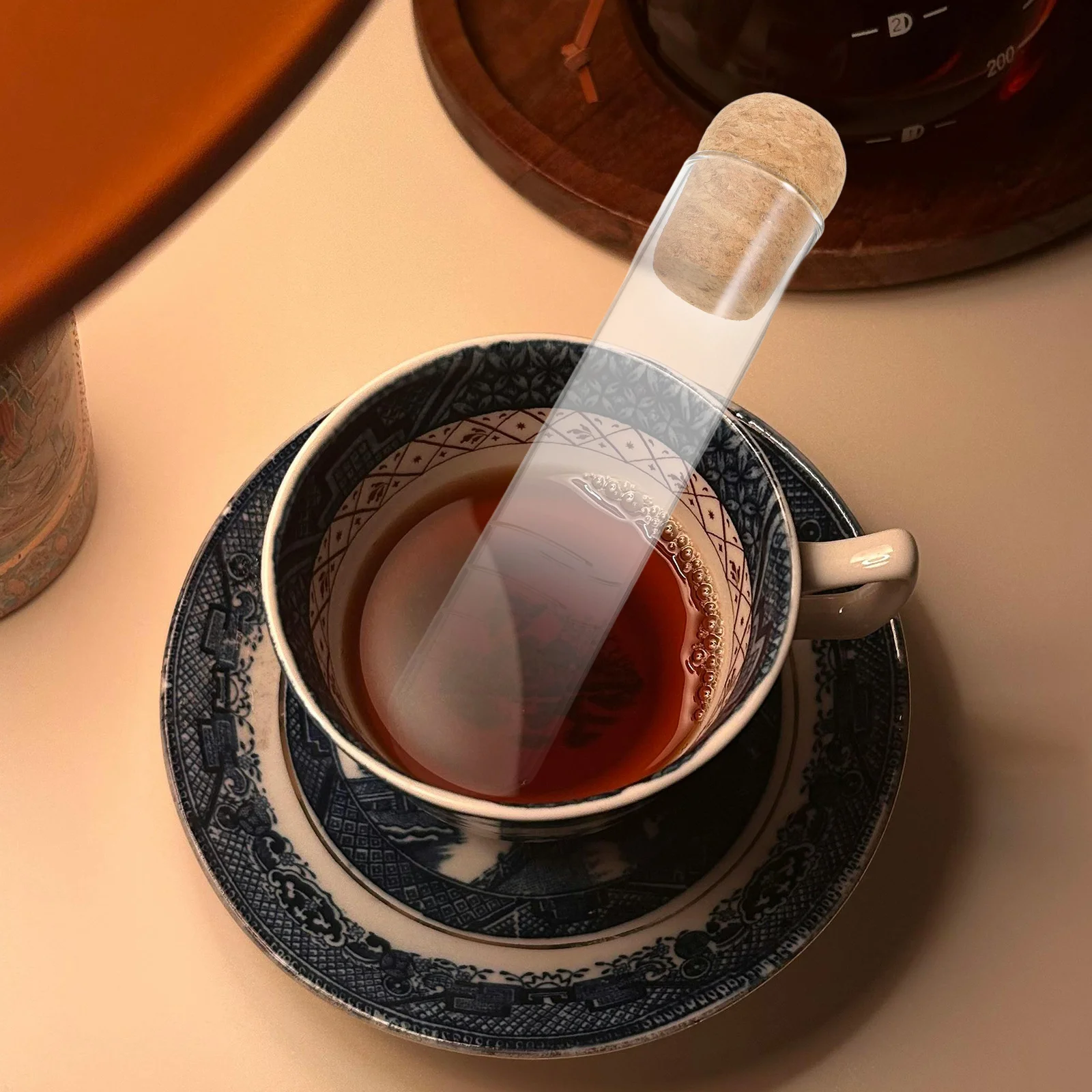 

6Pcs Transparent Glass Tea Strainer Aesthetic Design Visual Beauty Pure Taste Filter Tea Infuser Glass Cup Loose Leaves Tool