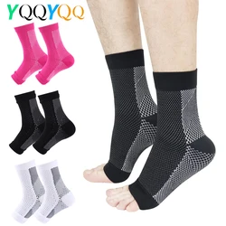 Chaussettes de neuropathie pour femmes et hommes, chaussettes apaisantes pour neuropathie oto, manches de pied de compression, instituts de fasciite plantaire, 1 paire