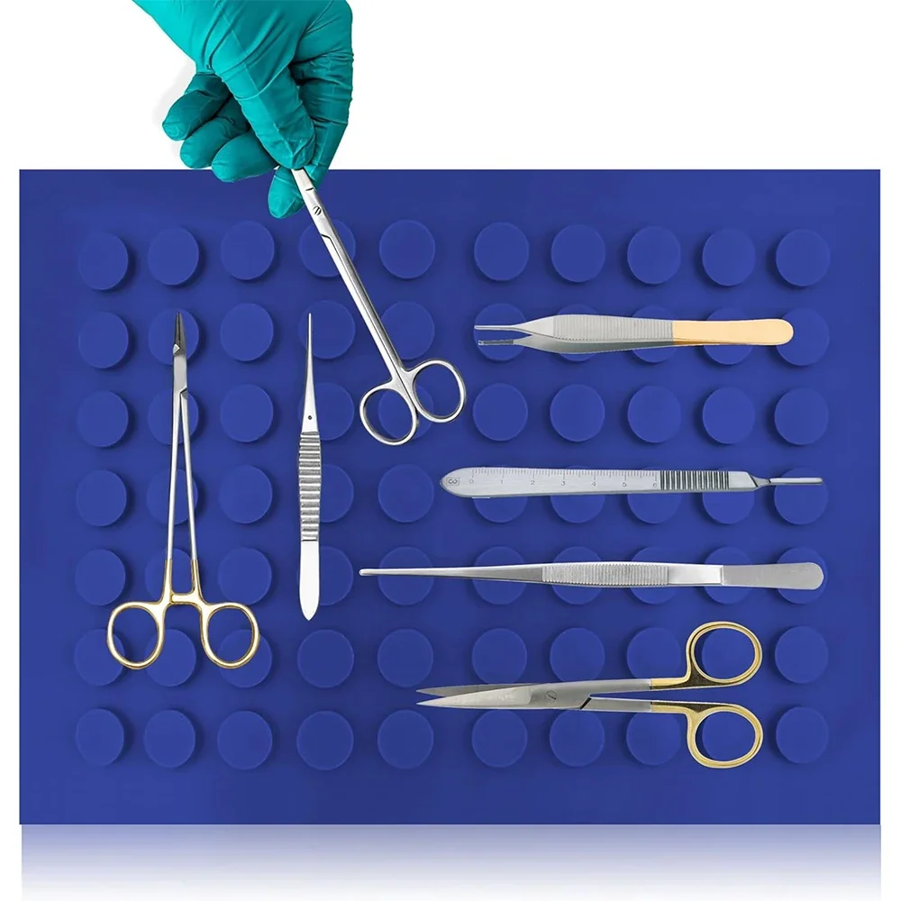 Surgicals Magnetics Instruments Mats/Pad for Surgical Instruments Flexibles and Non-Slip Instruments Trays Magnetics sMats