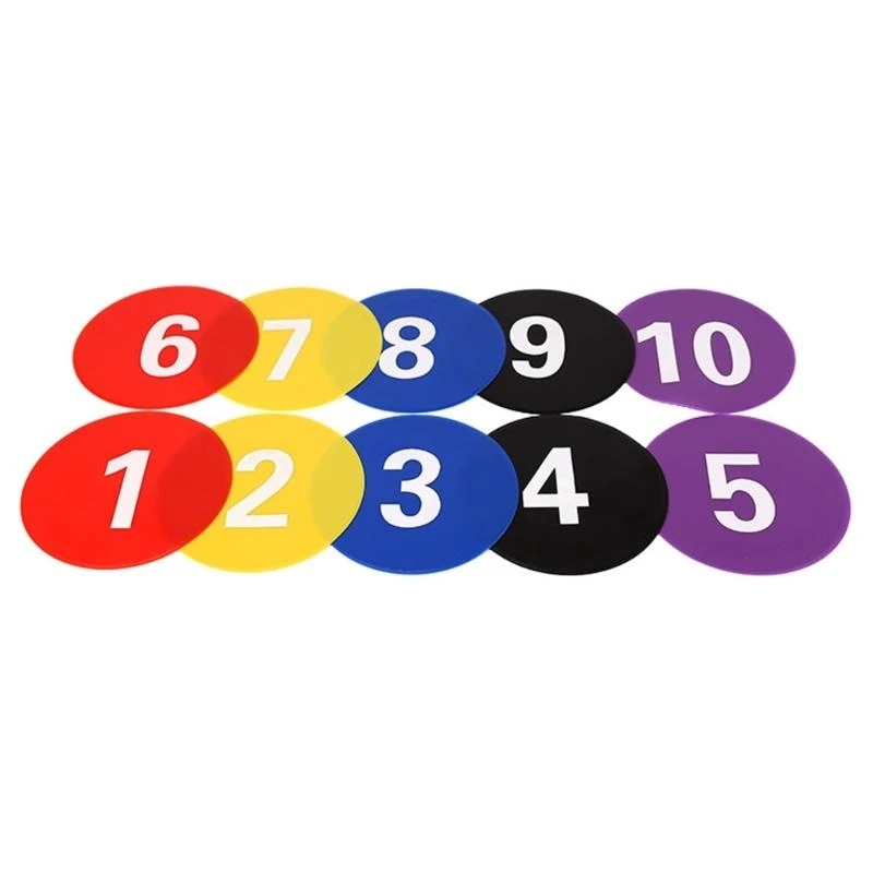 フラットスポット料理ランドマークマットサッカーフラットサインディスクキッズサッカートレーニング4XBBのためのフラットサインディスク