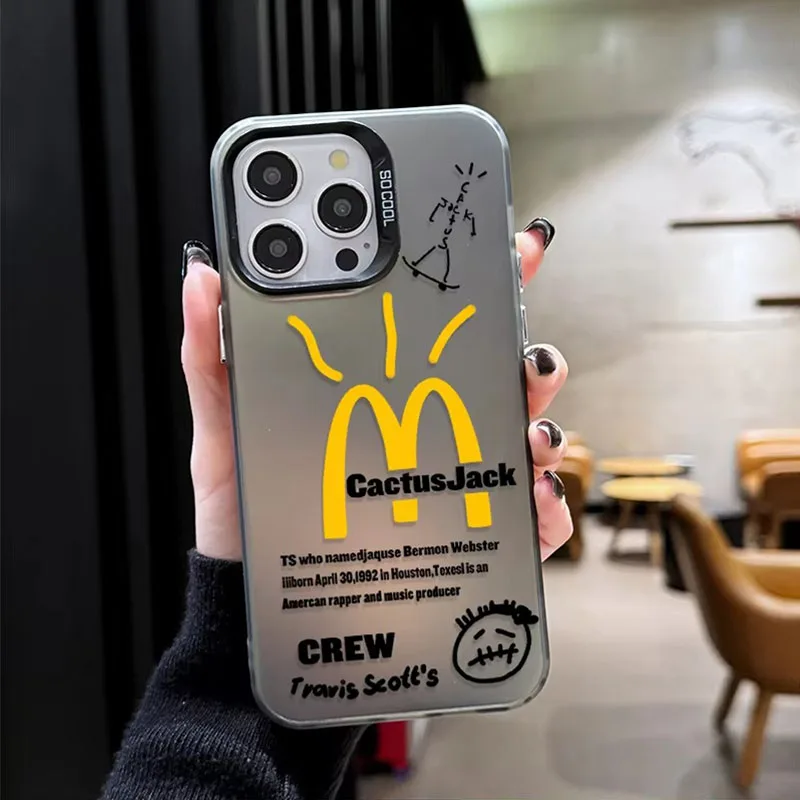 Matte Hard Case for iPhone 16 15 14 13 12 11 Pro Max XS X XR 8 7 Plus SE 2020 Cool Travis Scott Cactus Jack Shockproof PC Cover - náhled 6