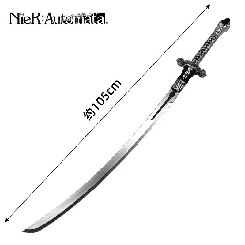 NieR:Automata Sword 105cm YoRHa No. 2 Type B Sword White Contract Cosplay Safety PU 1:1 Model Weapon Sword Big