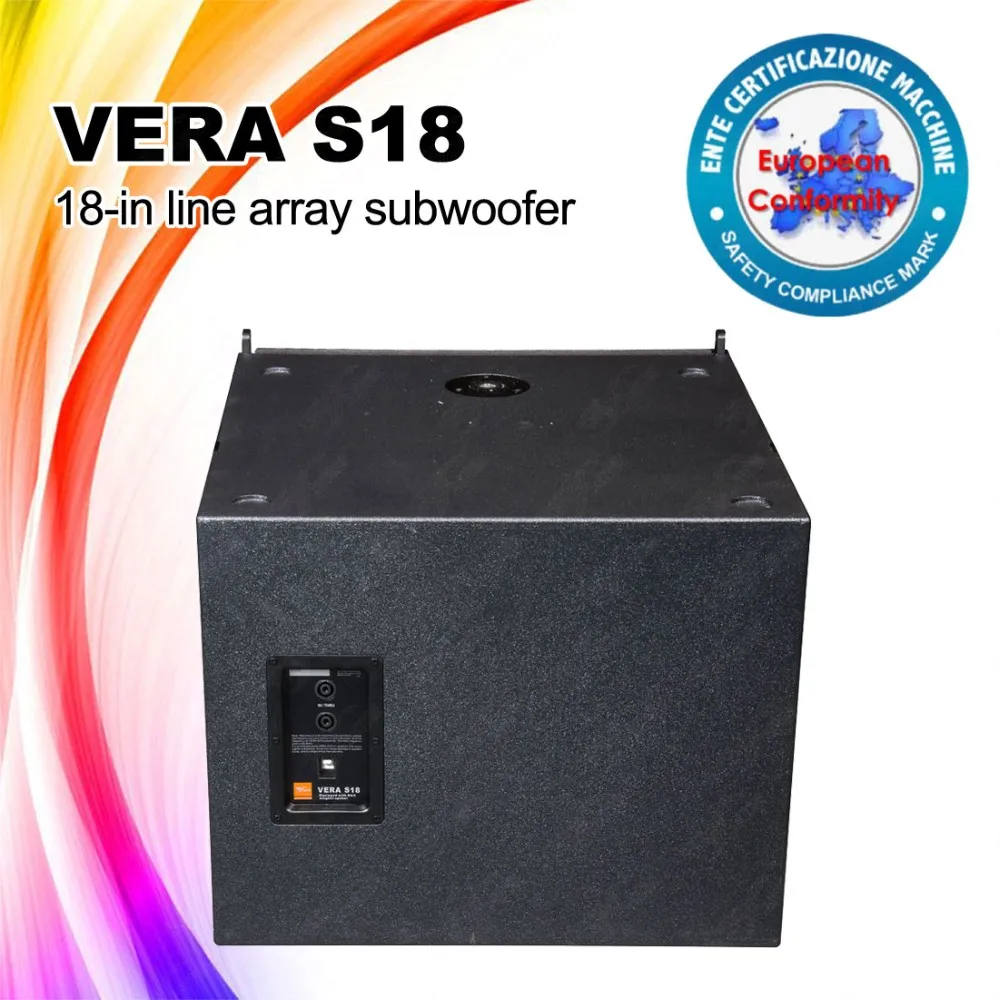 18 Inch Line Array Speakers Subwoofer Audio System with Neodymium Magnet VERA S18 Speaker