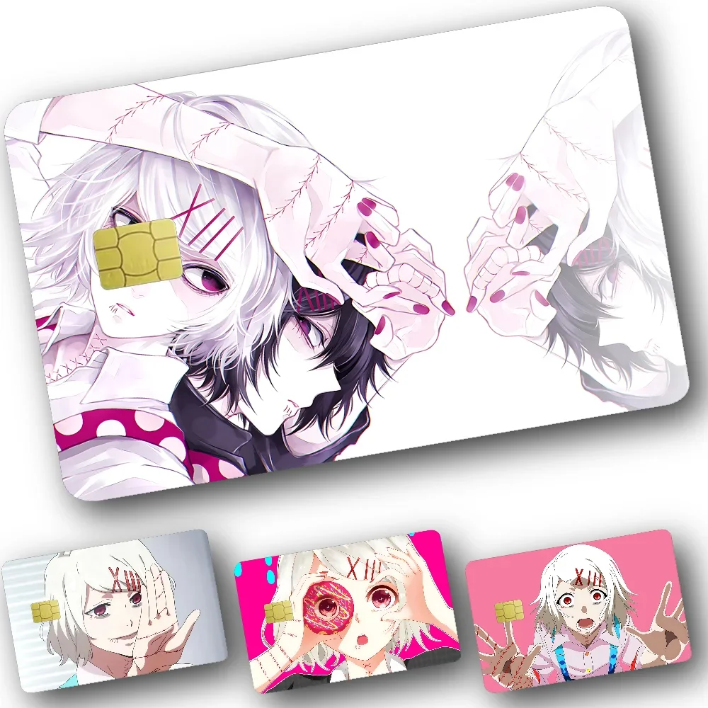Tokyo Ghoul Suzuya Juuzou Anime Stickers For Debit Credit Card Or Save Shell On Off Ultra Thin No Fade Sticker Skin Cover Film
