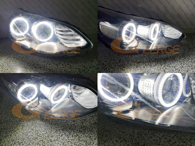 Geerge لكيا سبورتاج 4 Mk4 Kx5 2015 2016 2017 2018 2019 الترا برايت ضوء النهار بدوره إشارة Led عيون الملاك عدة خواتم هالة