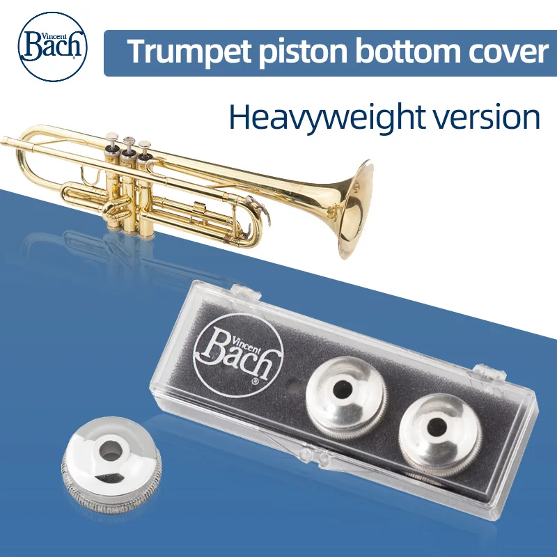 American Imported Baja Original Trumpet Piston Base Cover Weighted Version, a Set of Three Baja Trumpet Piston Accessories
