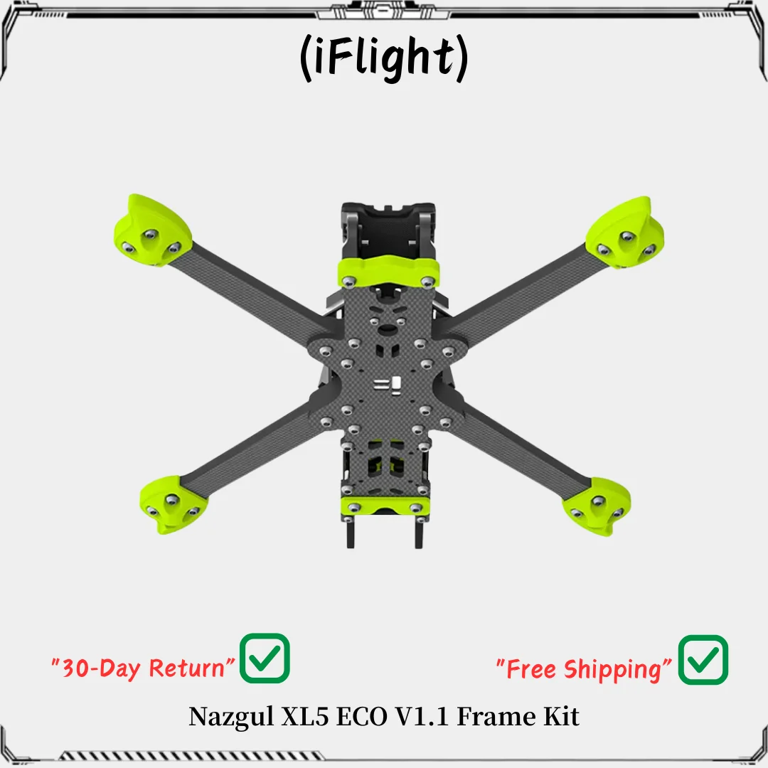

Комплект рамок iFlight Nazgul XL5 ECO V1.1 с рычагом 5 мм для деталей FPV
