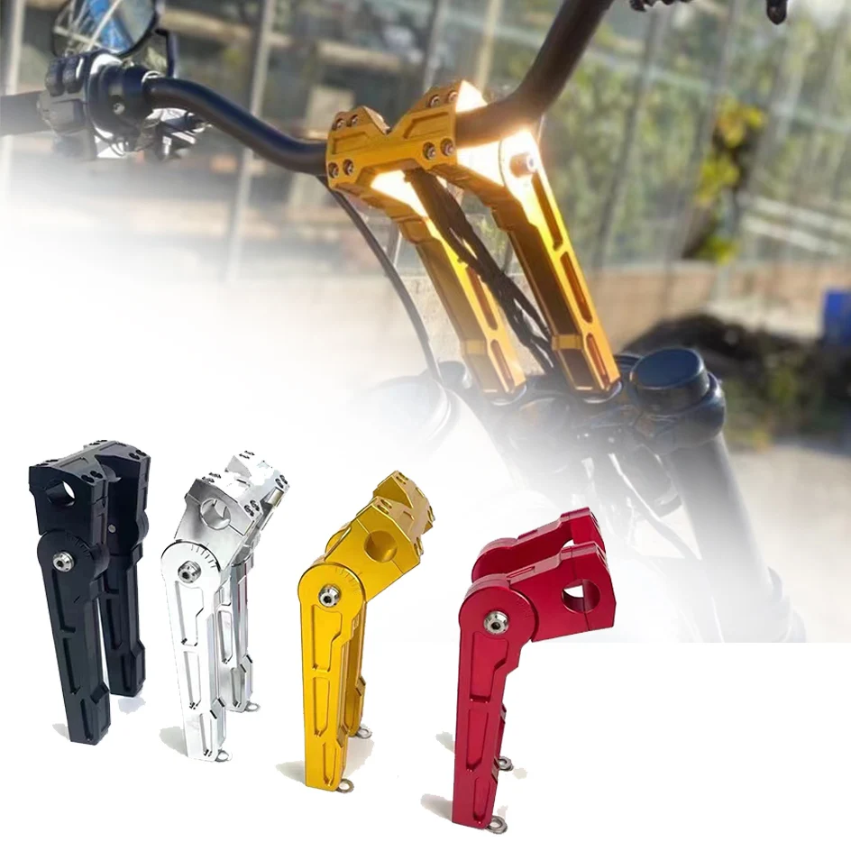 Dyna LOW Rider Sportster XL883 Motorcycle handle clip Riser Adjustable riser Kit mounting  1 