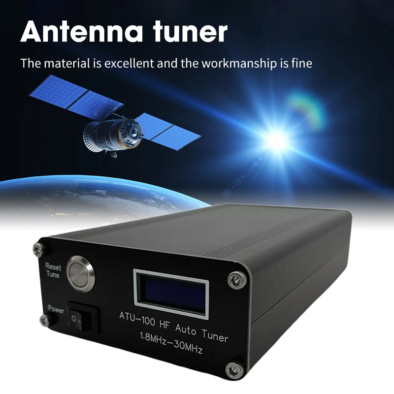 ATU-100 antena Tuner radiowy HF Tuner przez N7DDC + 0.91 OLED V3.1 DIY automatyczny Tuner antena radiowa 100W antena HF