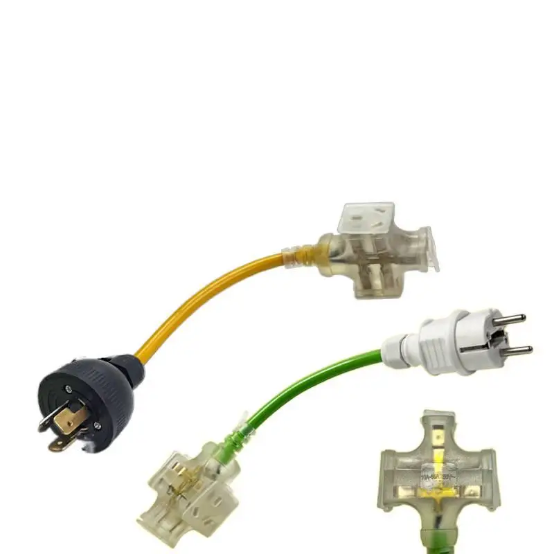 

Для генератора 220 В, посвященная и розетке, европейская, 16 А, с двумя отверстиями, американская вилка-переходник с тремя зубцами, 30 А, с кабелем D