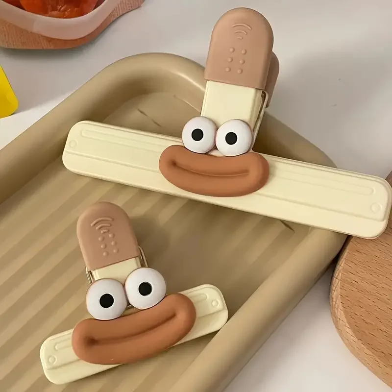 Creative Snack Sealing Clip Food Preservation And Moisture-Proof Sealing Clip Multifunctional Office Long Tail Clip