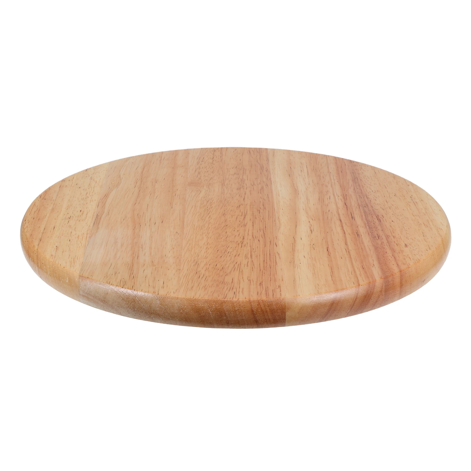 

Solid Wood Round Stool Light Brown Seat Durable Construction Versatile Application Space Saving Design Wooden Chair Bar Stools
