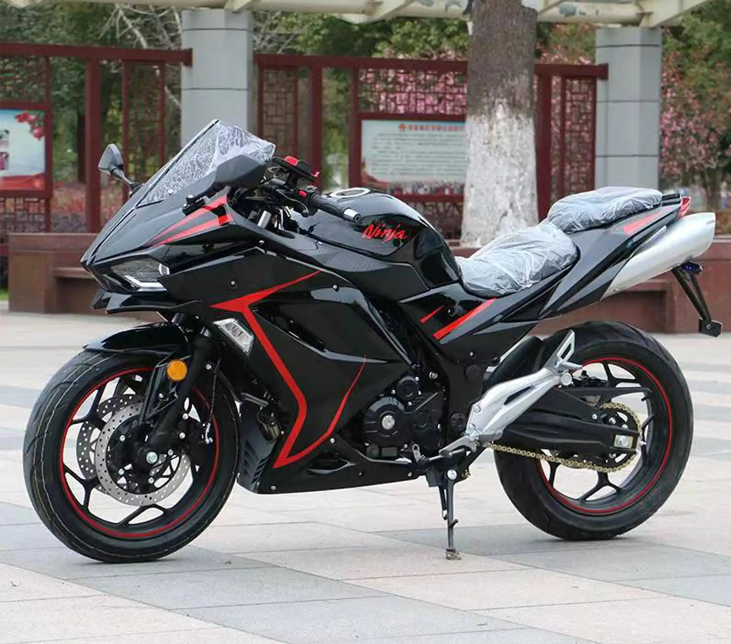 TOP Selling 400cc High Power Water Cooling Double Cylinder  Racing Motorcycle