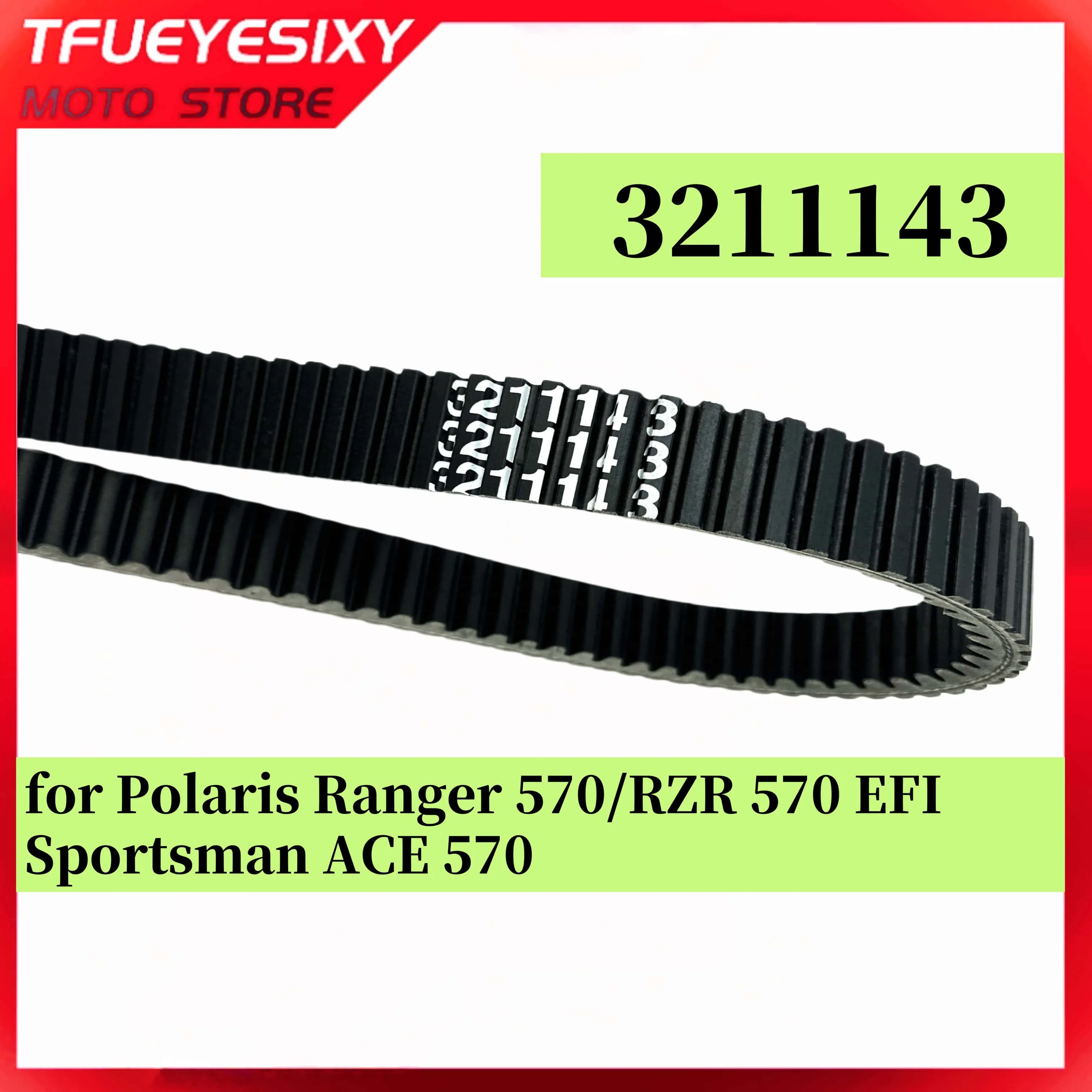 

Drive Belt For Polaris Ranger RZR 570 2013 - 2016 / Ranger Sportsman ACE 570 2015 / RZR 570 EFI 2012 2013 / 3211143