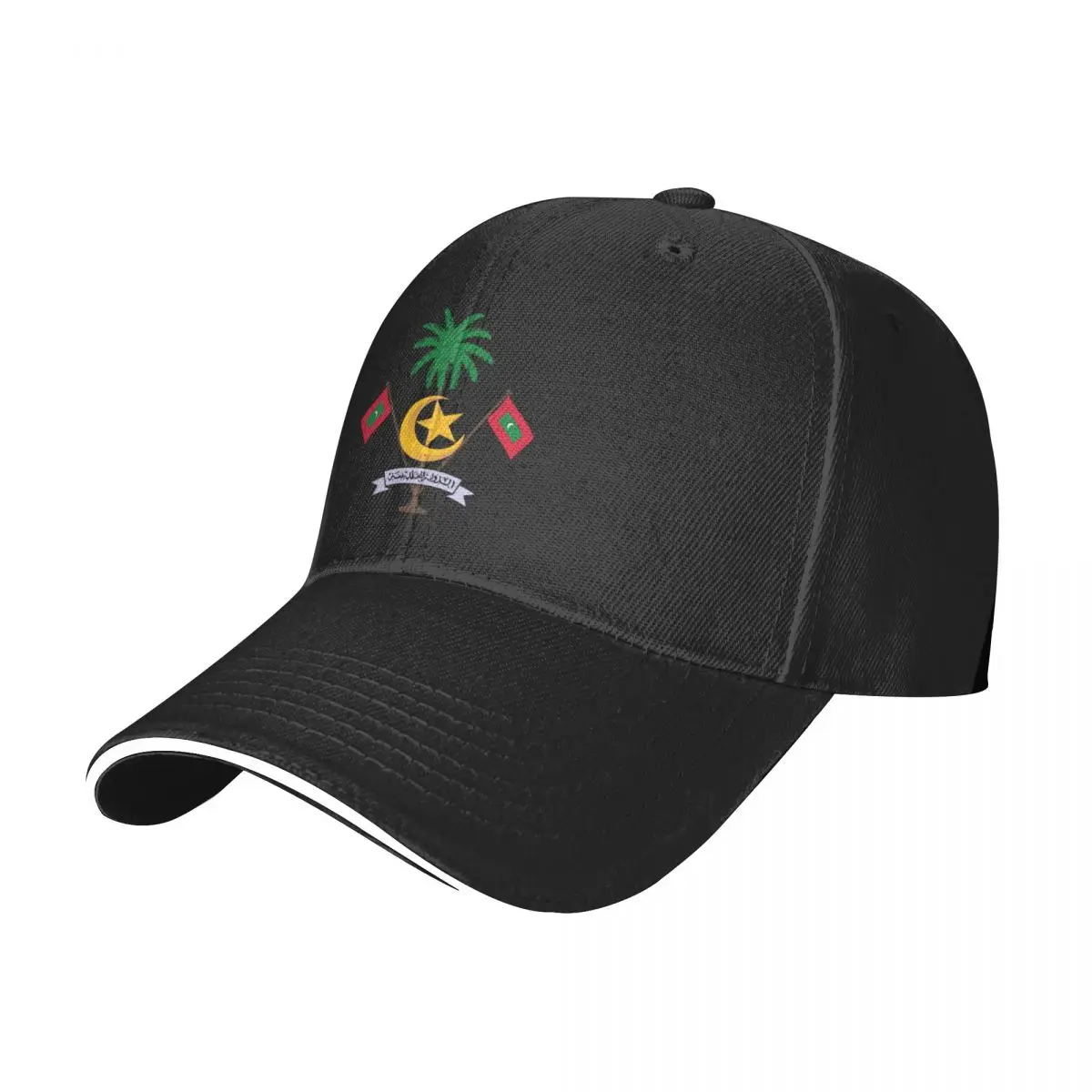 Emblem of Maldives Baseball Cap western Hat Golf Mens Tennis Women's