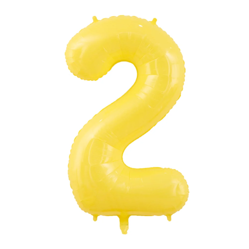 1 pz INS vitalità 40 pollici palloncino digitale giallo pellicola di alluminio palloncino decorazione di compleanno decorazione festa Globos Baby Shower Ballon