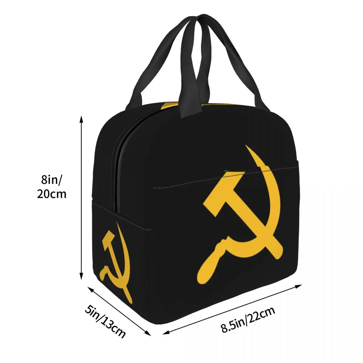 CCCP Star - Soviet - Union USSR Lunch Bags Insulated Bento Box Lunch Tote Resuable Picnic Bags Thermal Bag for Woman Girl Work