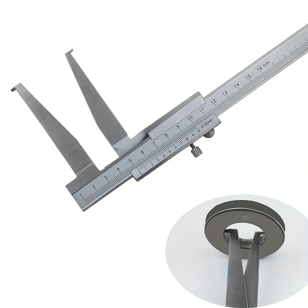 ETOPOO 10-160mm 0.02mm Stainless Steel Inside Groove Vernier Caliper Mono-block Inside Caliper To Measure Groove Inside Caliper