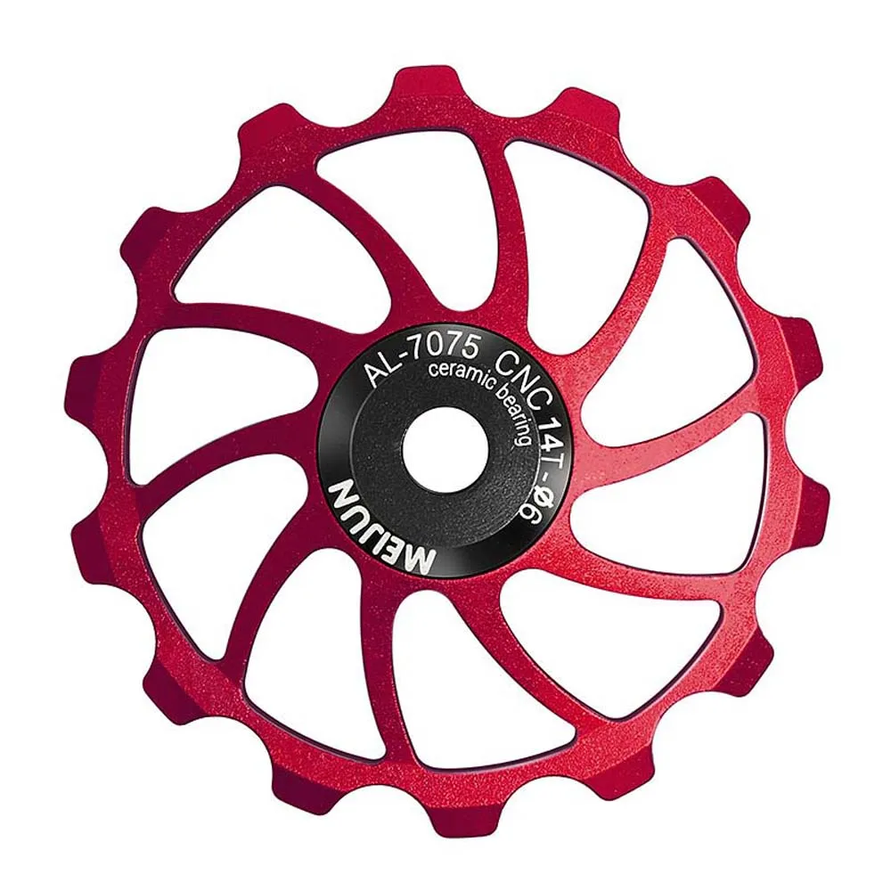 MTB Mountain Bike Ceramics Bicycle Parts 14T 15T 16T Pulley Wheel Guide Wheel Rear Derailleur Guide Roller Bearing
