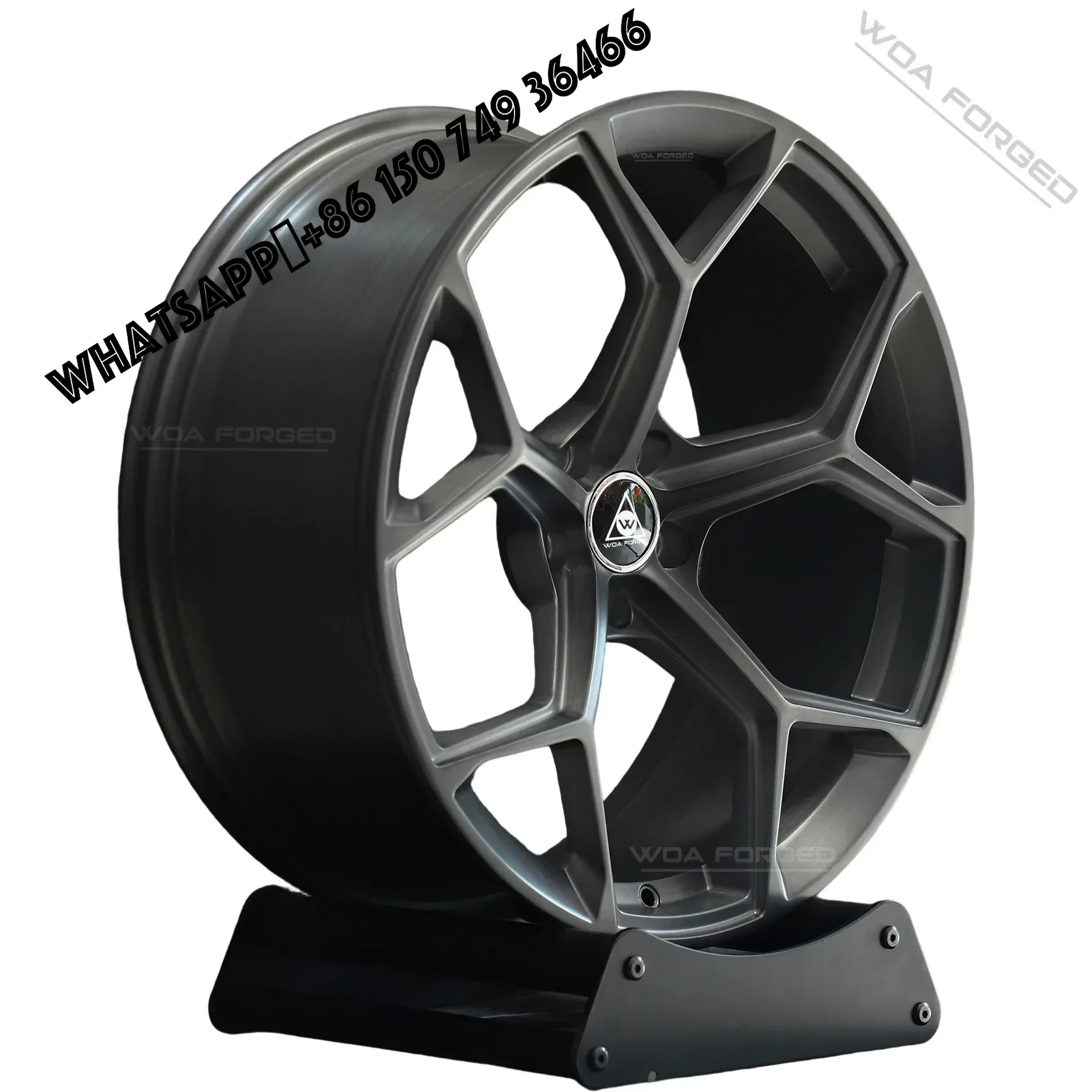 

6061-T6 Matte Black Matte Grey Monoblock Forged Aluminium Alloy Wheels 5X112 Racing Car Wheels for Audi A4 A5 A6 A7 A8 Q3 Q5