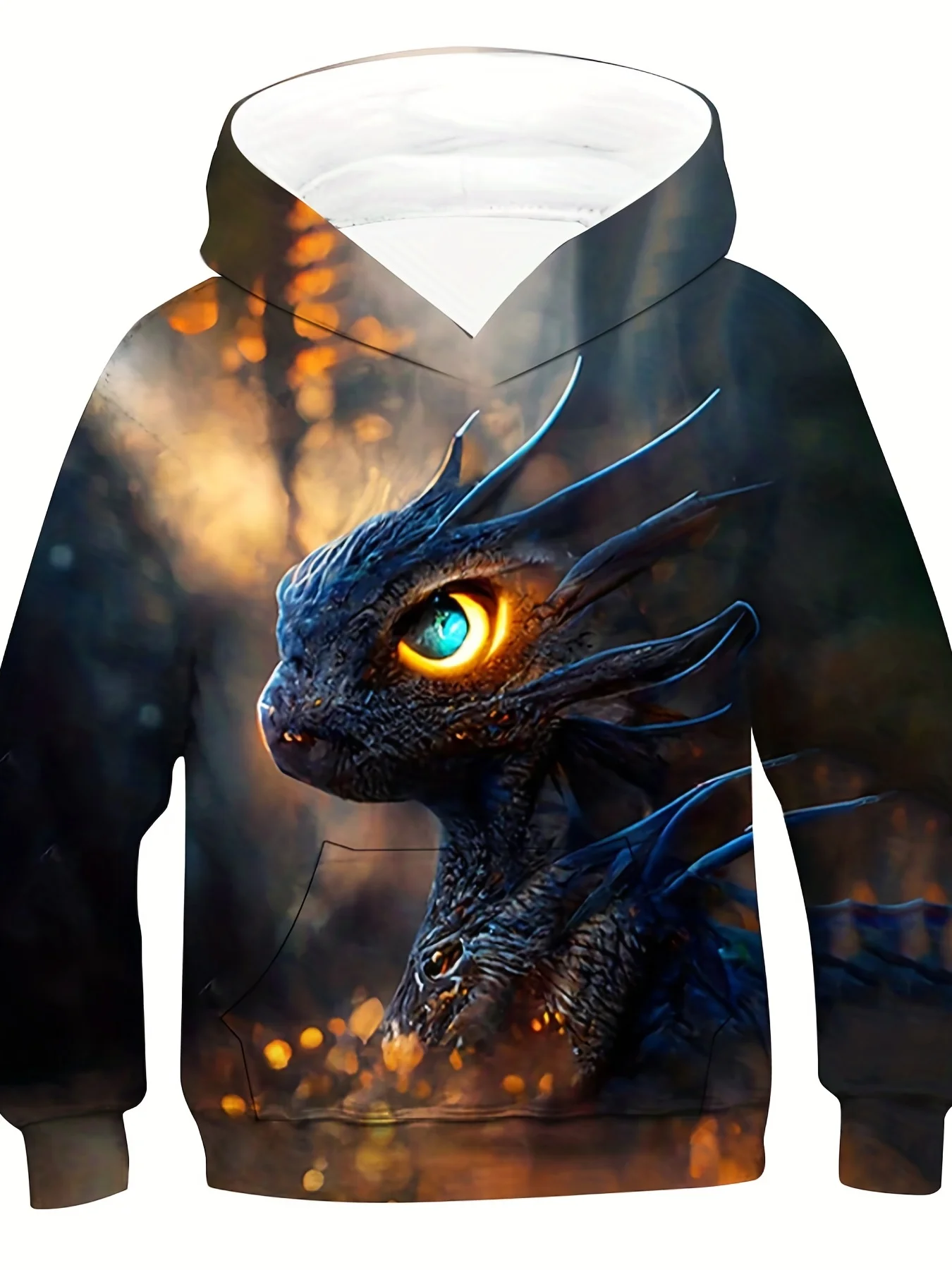 Unisex Novel Hoodie 3D Anime Monster Cool Pattern Hoodie Kangaroo Pocket Hoodie Hoodie Outdoor Spring and Autumn Sweatshirt