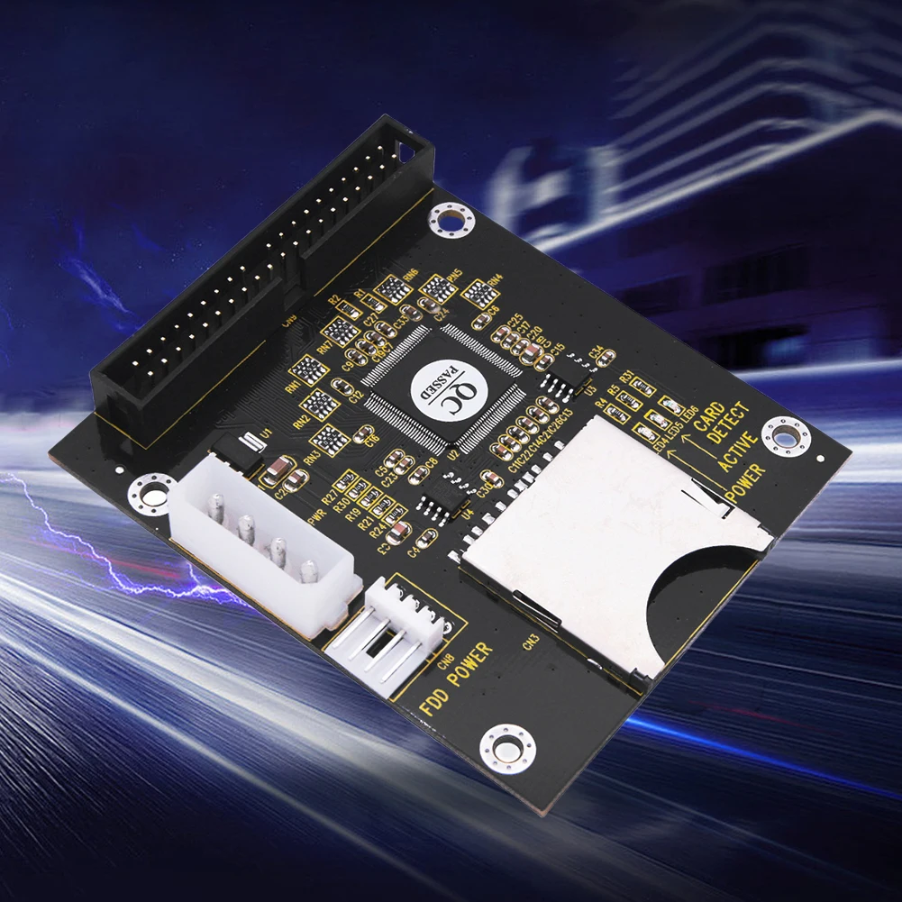 SD إلى 2.5 بوصة IDE 44Pins SSD بطاقة الذاكرة 44Pins SD إلى 3.5 بوصة IDE بطاقة توسيع 5 فولت بطاقة توسيع الذاكرة لأجهزة الكمبيوتر المحمول اللوحي