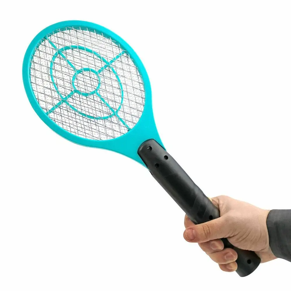 Electric Fly Swatter Killer (Battery not included) LED Lamp Summer Mosquito Trap Racket Anti Insect Mosquito Bug Zapper Swatter