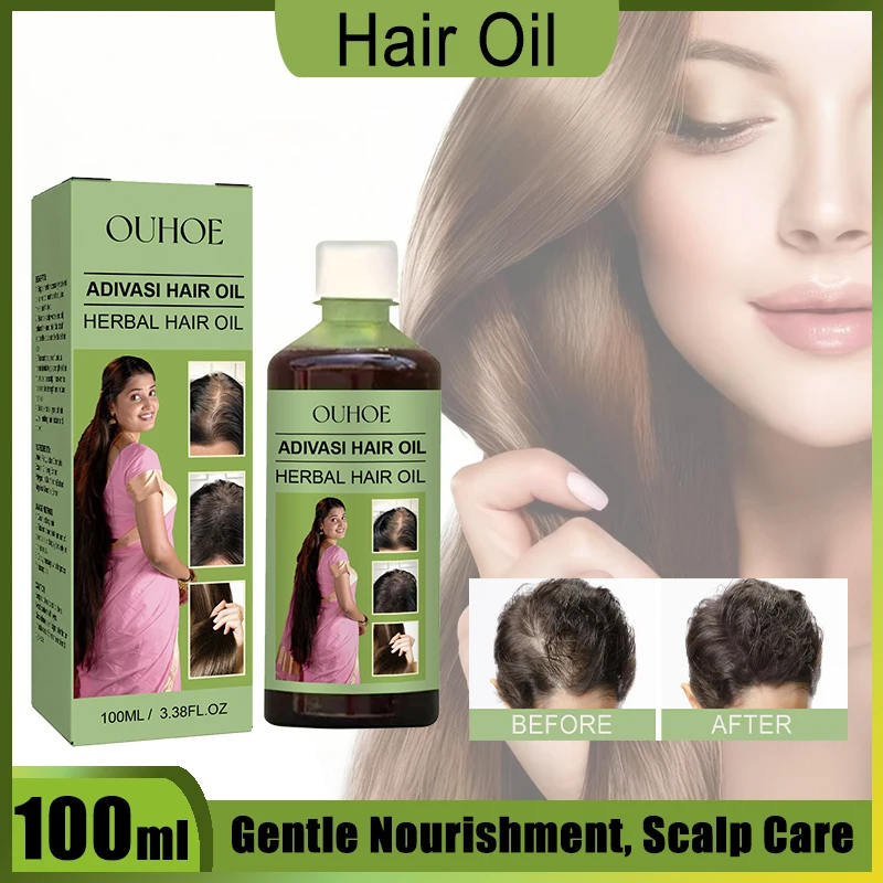 

100ml Hair Growth Oil India Herbal Hair Care Rosemary Repair Damaged Hydrate Moisturize Scalp Reduce Dandruff Leave Hair Smooth