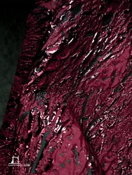 River bark pattern jacquard fabric, three-dimensional relief texture, creative clothing, handmade DIY homemade designer fabric