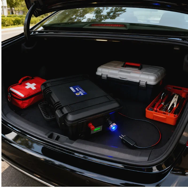 1400W LiFePO4 Battery 12V 100AH: Bluetooth BMS for Real-time Monitoring, Waterproof for Harsh Environments