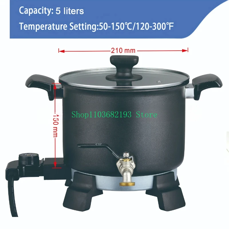 Machine Waxmelter for making 5L non-stick candle melting pot Electric