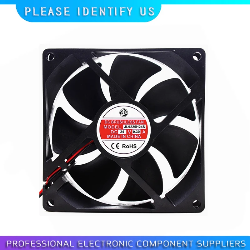 

JL9225H24S DC24V 0.30A 9.2CM 9225 Cooling Fan
