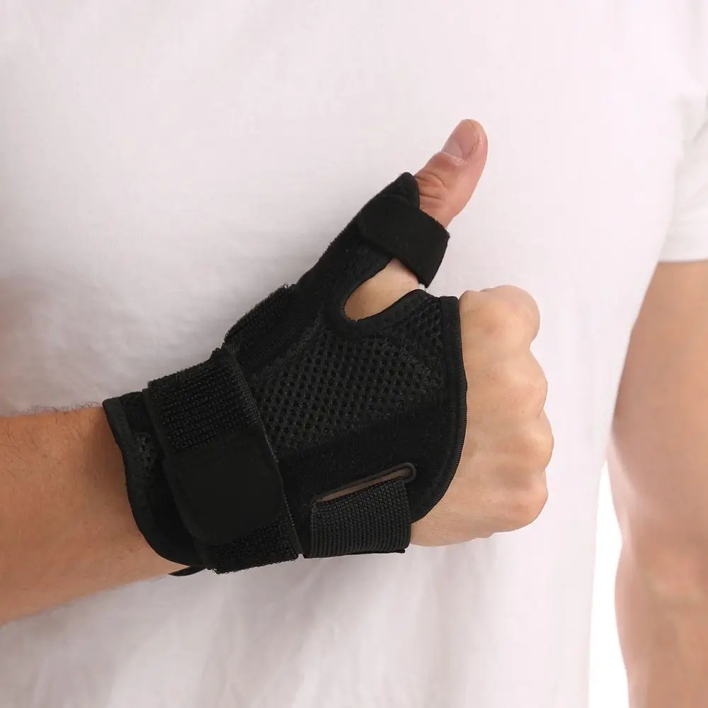 

Nylon Thumb Wrist Brace Flexible Splint Tendinitis Wrist Protectors Band Portable Ambidextrous Elastic Wrist Guard