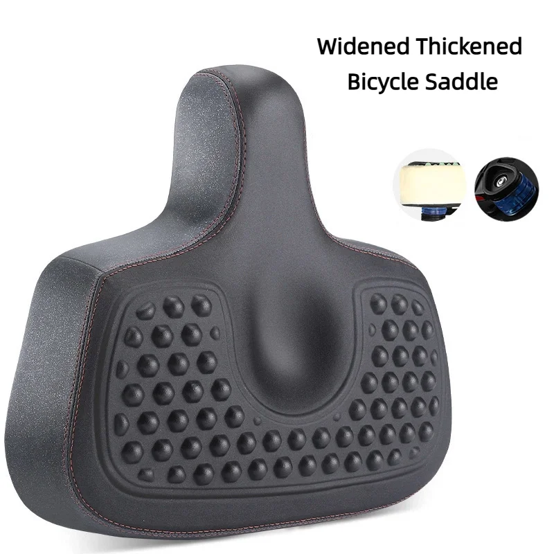 

Widened Bicycle Saddle Thickened Shock Absorption Bike Seat Ergonomics Bicycle Seat Cushion For MTB Road Bike