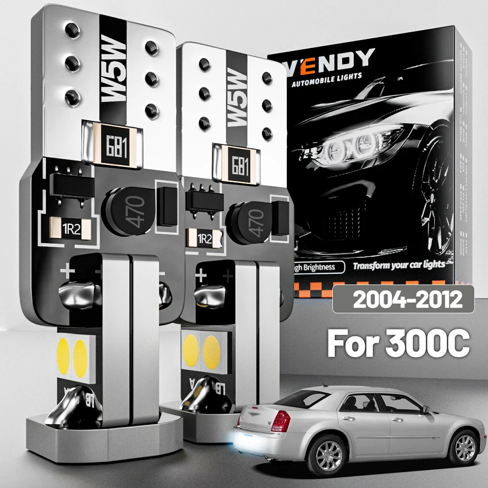 

2 шт. светодиодный светильник номерного знака для Chrysler 300C 2004-2012 2005 2006 2007 2008 2009 2010 2011 аксессуары Canbus
