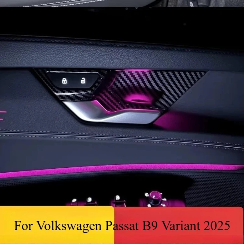 

Для Volkswagen Passat B9 Variant 2025: Защитная наклейка на внутреннюю часть дверной ручки, наклейка на ручку двери, блестки, аксессуары для декора автомобиля